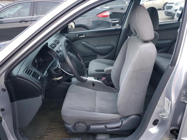 1HGES16585L021646 - 2005 HONDA CIVIC LX SILVER photo 7