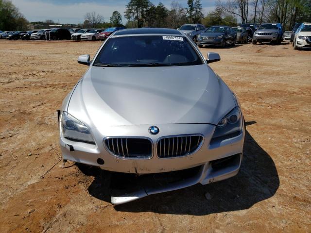 WBA6B2C50DD128287 - 2013 BMW 650 I SILVER photo 5