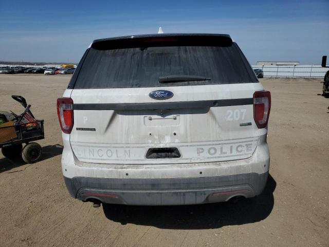 1FM5K8AR1GGC26363 - 2016 FORD EXPLORER POLICE INTERCEPTOR 白色 照片 6