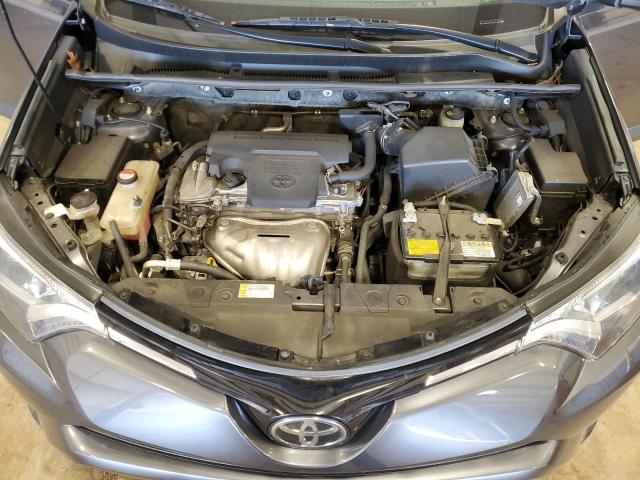 JTMRFREV7GD182264 - 2016 TOYOTA RAV4 XLE GRAY photo 11