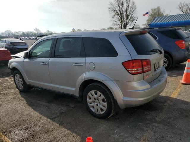 3C4PDCAB4ET280763 - 2014 DODGE JOURNEY SE SILVER photo 2