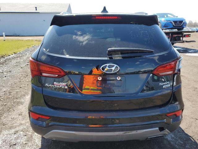 5XYZUDLB3HG445421 - 2017 HYUNDAI SANTA FE S BLACK photo 6