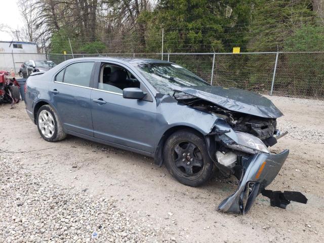 3FAHP0HAXBR284791 - 2011 FORD FUSION SE BLUE photo 4