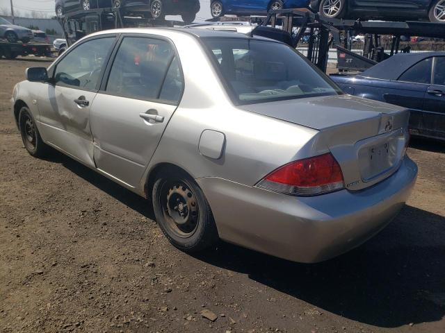 JA3AJ26E55U004091 - 2005 MITSUBISHI LANCER ES SILVER photo 2