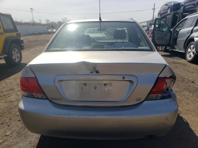 JA3AJ26E55U004091 - 2005 MITSUBISHI LANCER ES SILVER photo 6