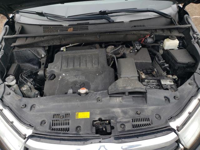 5TDJKRFH1GS291728 - 2016 TOYOTA HIGHLANDER XLE შავი ფოტო 12