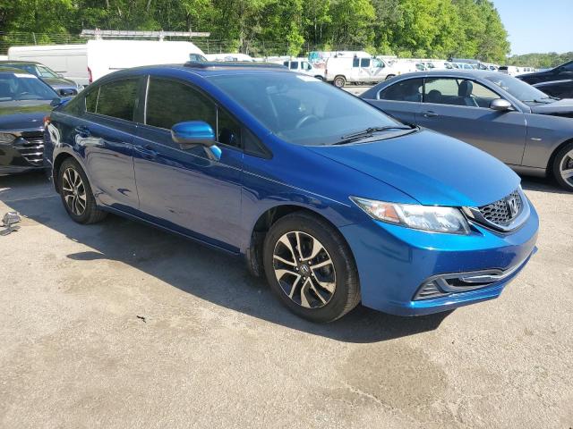 19XFB2F88FE019408 - 2015 HONDA CIVIC EX BLUE photo 4