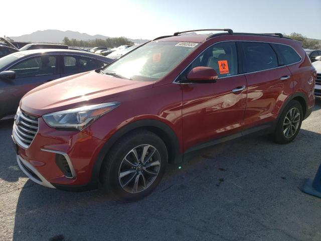 KM8SMDHFXHU223935 - 2017 HYUNDAI SANTA FE SE MAROON photo 1