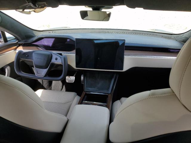 5YJSA1E5XNF489385 - 2022 TESLA MODEL S Կապույտ լուսանկար 8