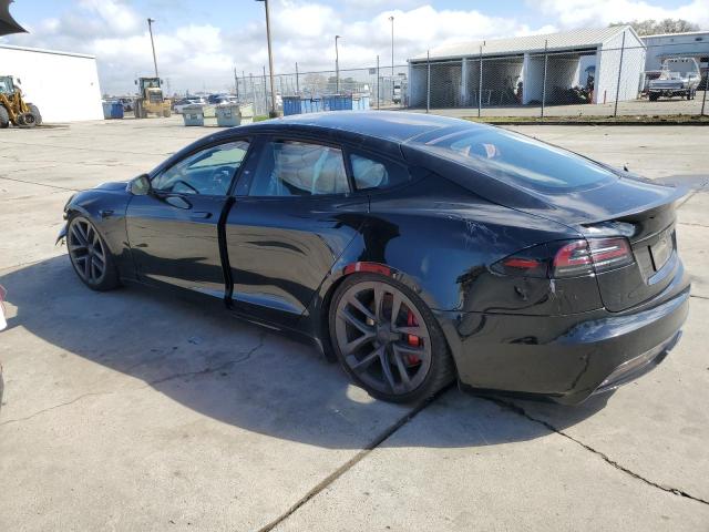 5YJSA1E6XPF529847 - 2023 TESLA MODEL S 黑色 照片 2