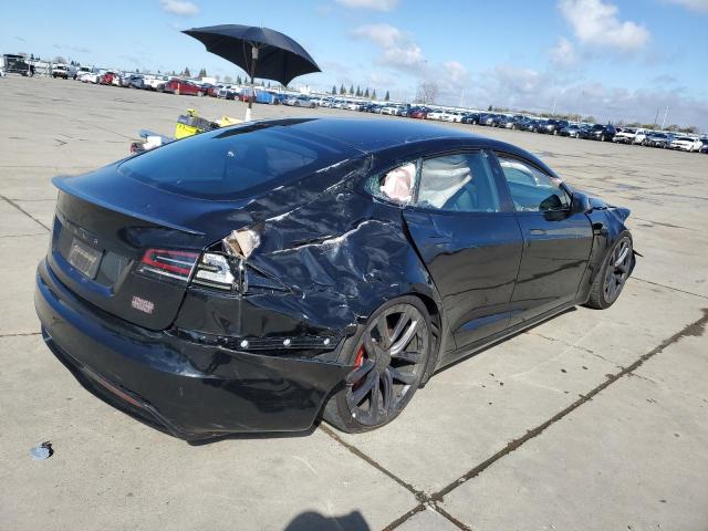 5YJSA1E6XPF529847 - 2023 TESLA MODEL S 黑色 照片 3