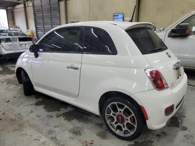 3C3CFFBR5DT742420 - 2013 FIAT 500 SPORT WHITE photo 2