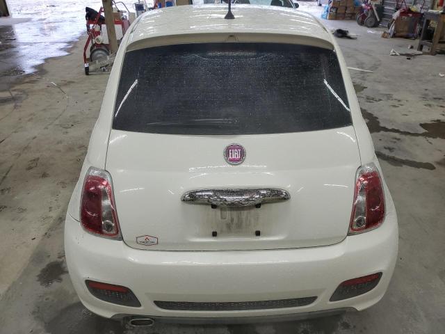 3C3CFFBR5DT742420 - 2013 FIAT 500 SPORT WHITE photo 6