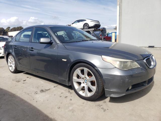 WBANB53576CP00817 - 2006 BMW 550 I GRAY photo 4