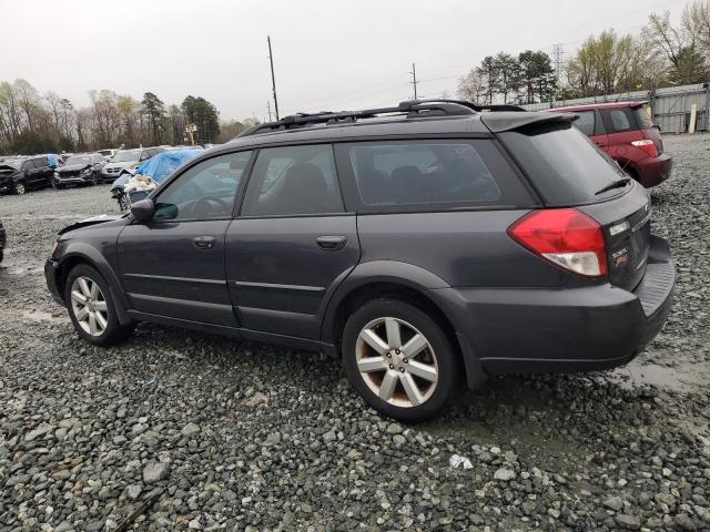 4S4BP62C287359976 - 2008 SUBARU OUTBACK 2.5I LIMITED CHARCOAL photo 2