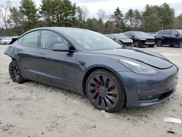 5YJ3E1EC5PF690976 - 2023 TESLA MODEL 3 GRAY photo 4