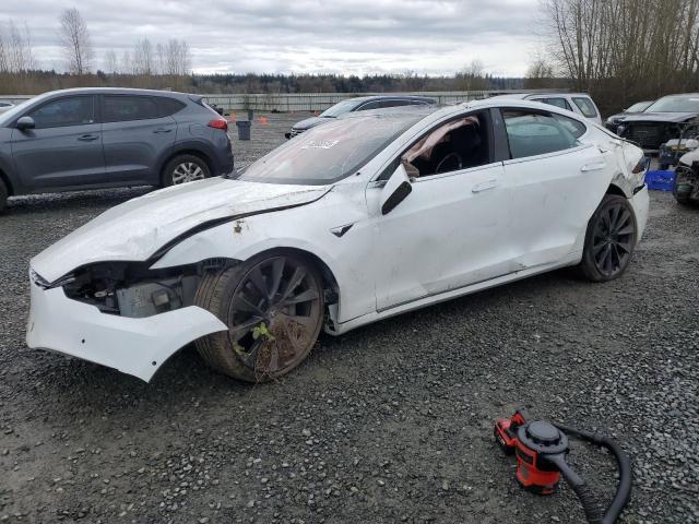 5YJSA1E2XJF243145 - 2018 TESLA MODEL S თეთრი ფოტო 1