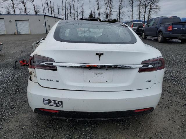 5YJSA1E2XJF243145 - 2018 TESLA MODEL S თეთრი ფოტო 6
