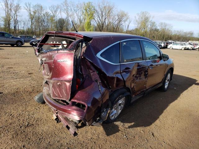 2HKRM4H55GH723049 - 2016 HONDA CR-V EX MAROON photo 3