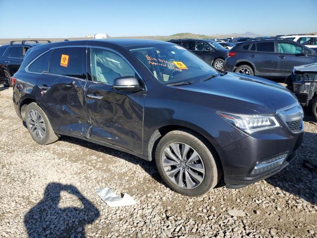 5FRYD4H4XEB037621 - 2014 ACURA MDX TECHNOLOGY CHARCOAL photo 4