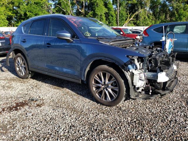 JM3KFADM6M0391789 - 2021 MAZDA CX-5 GRAND TOURING BLUE photo 4