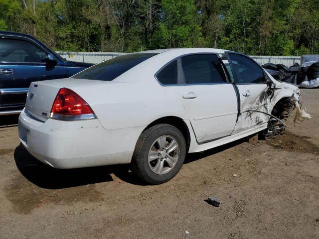 2G1WF5E36D1207536 - 2013 CHEVROLET IMPALA LS WHITE photo 3