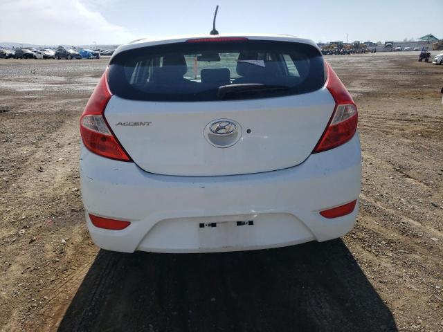 KMHCU5AE5DU065039 - 2013 HYUNDAI ACCENT GLS WHITE photo 6