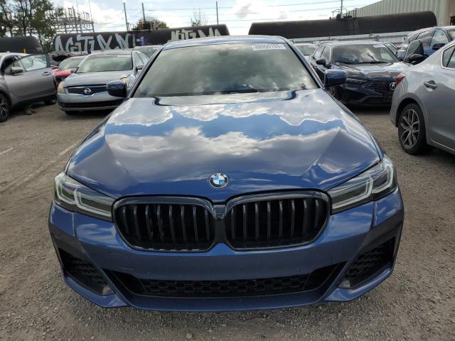 WBA53BJ06MWW95186 - 2021 BMW 540 I BLUE photo 5