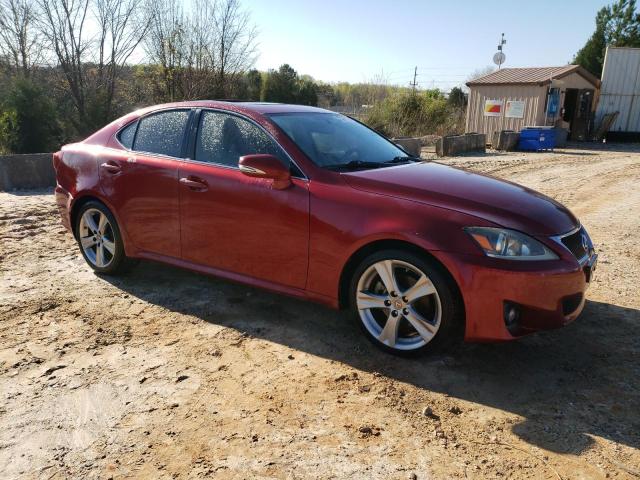 JTHBF5C2XD5187529 - 2013 LEXUS IS 250 BURGUNDY photo 4