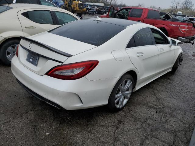 WDDLJ9BB0FA137462 - 2015 MERCEDES-BENZ CLS 550 4MATIC WHITE photo 3