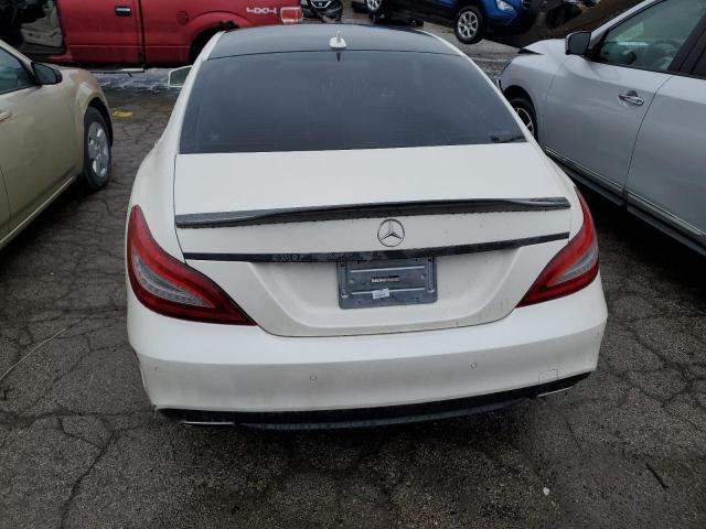 WDDLJ9BB0FA137462 - 2015 MERCEDES-BENZ CLS 550 4MATIC WHITE photo 6