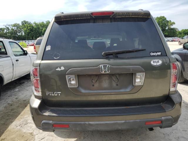 5FNYF28416B003066 - 2006 HONDA PILOT EX GREEN photo 6