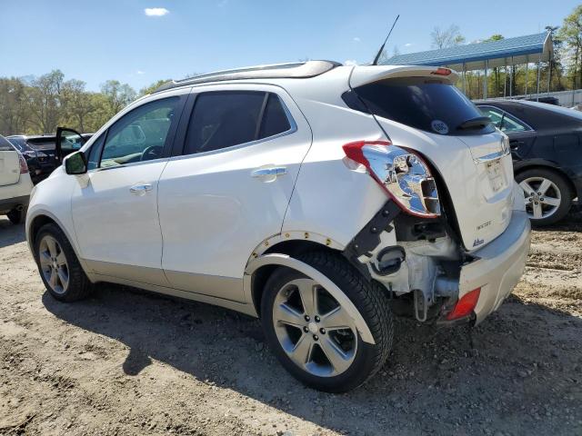 KL4CJGSB2EB781708 - 2014 BUICK ENCORE WHITE photo 2