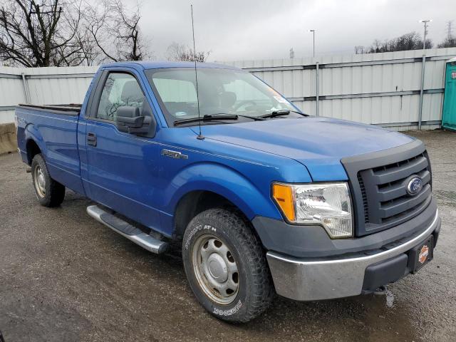 1FTMF1EW7AKE81664 - 2010 FORD F150 BLUE photo 4