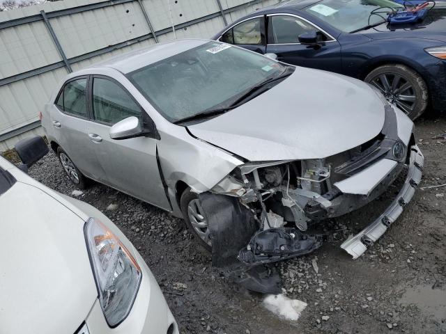 2T1BURHE0KC205232 - 2019 TOYOTA COROLLA L SILVER photo 4