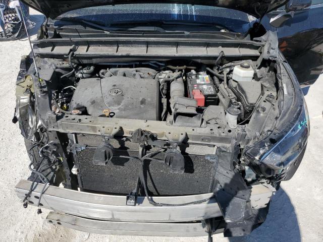 5TDGZRAH3LS022279 - 2020 TOYOTA HIGHLANDER XLE 黑色 照片 12