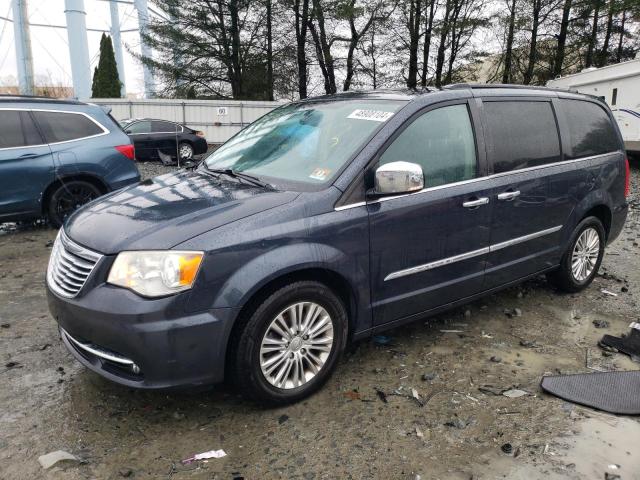 2C4RC1CG8DR777003 - 2013 CHRYSLER TOWN & COU TOURING L BLUE photo 1