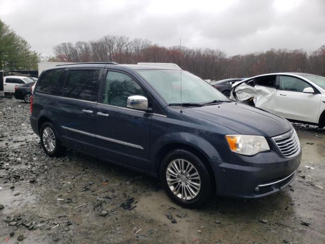 2C4RC1CG8DR777003 - 2013 CHRYSLER TOWN & COU TOURING L BLUE photo 4