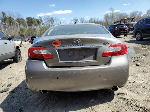 JN1BY1AR6DM604075 - 2013 INFINITI M37 X GRAY photo 6