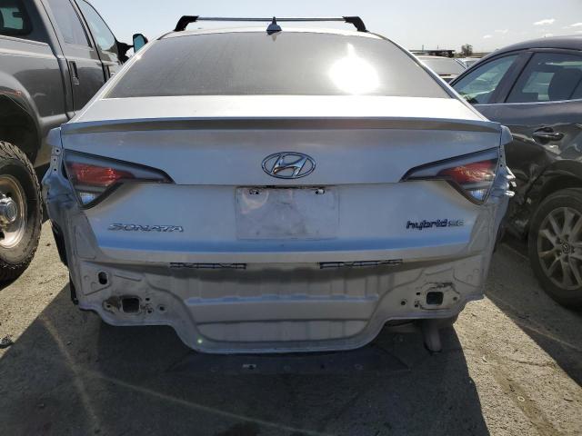 KMHE24L16GA025335 - 2016 HYUNDAI SONATA HYBRID SILVER photo 6