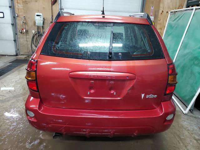 5Y2SL638X5Z403233 - 2005 PONTIAC VIBE RED photo 6