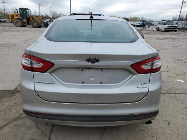 3FA6P0HR6DR118008 - 2013 FORD FUSION SE SILVER photo 6