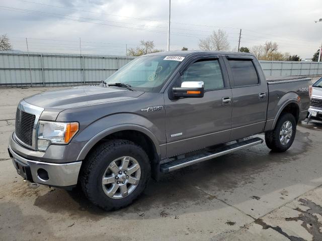 1FTFW1ET1DKE51420 - 2013 FORD F150 SUPERCREW GRAY photo 1