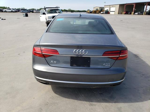 WAUJ2AFD2FN012948 - 2015 AUDI A8 QUATTRO GRAY photo 6