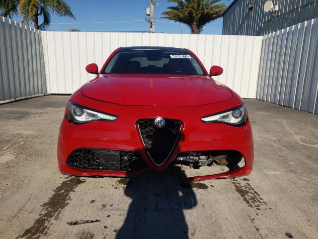 ZARFAMBN0K7603926 - 2019 ALFA ROMEO GIULIA TI RED photo 5