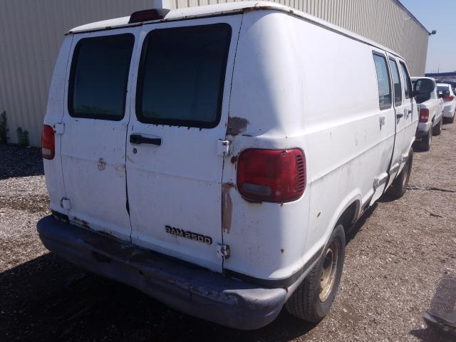 2B7JB21Y4YK176879 - 2000 DODGE RAM VAN B2500 WHITE photo 4