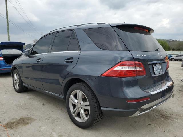 4JGDA5HB2DA214811 - 2013 MERCEDES-BENZ ML 350 4MATIC GRAY photo 2