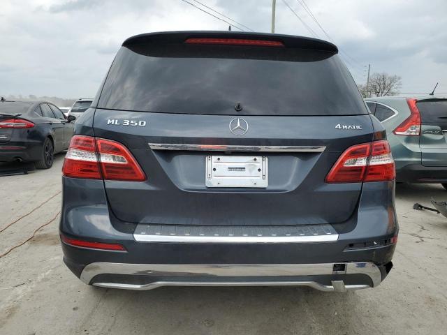 4JGDA5HB2DA214811 - 2013 MERCEDES-BENZ ML 350 4MATIC GRAY photo 6