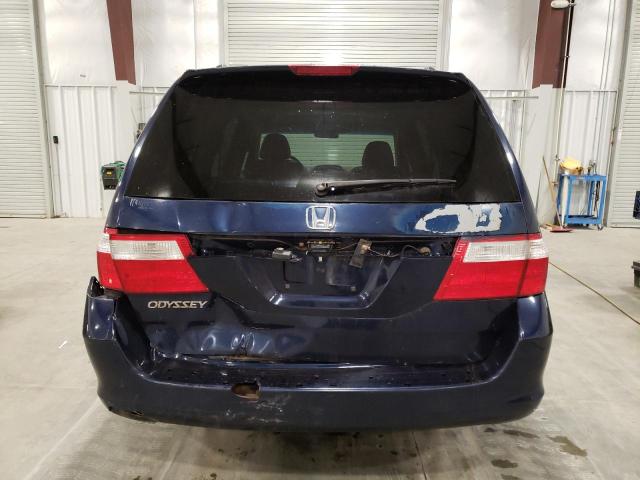 5FNRL38657B078648 - 2007 HONDA ODYSSEY EXL BLUE photo 6