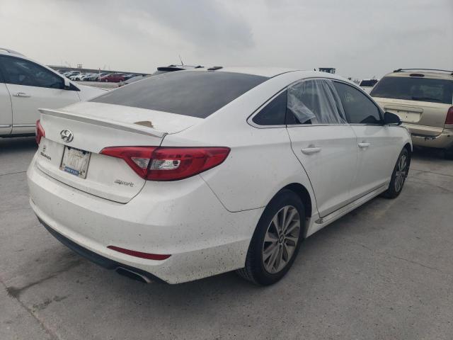 5NPE34AF2FH042821 - 2015 HYUNDAI SONATA SPORT WHITE photo 3